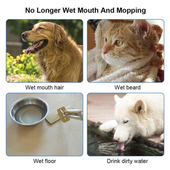Cat Dog Water Bowl Carried Floating Bowl Anti-Overflow