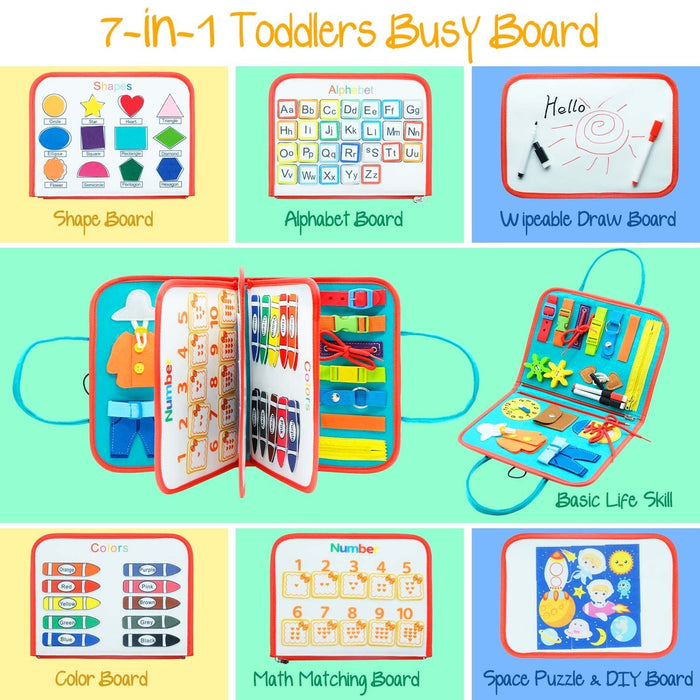 Children's Educational Toy Dressing Felt Busy Board