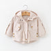 Children's European And American Solid Color Trench Coat