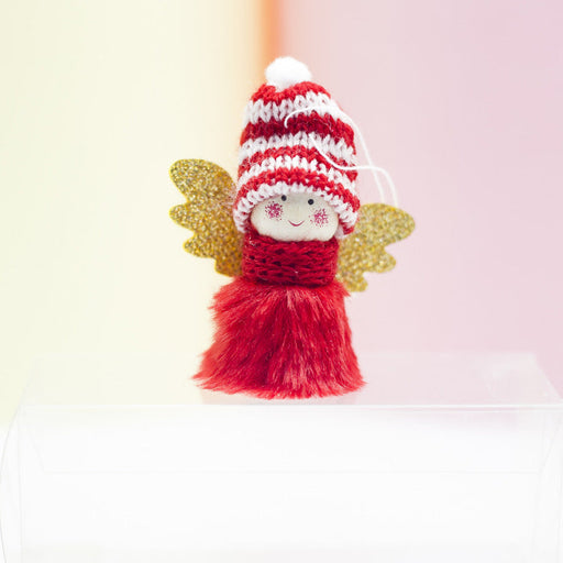 Christmas Creative Cute Plush Angel Girl Pendant