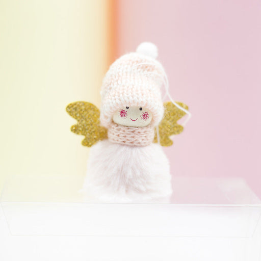 Christmas Creative Cute Plush Angel Girl Pendant
