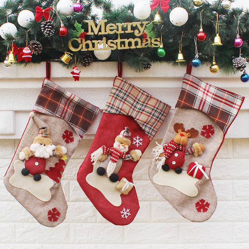 Christmas Decoration And Layout Supplies New Year Gift Socks Gift Bag