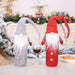 Christmas Decoration Wine Bottle Set Hotel Table Supplies