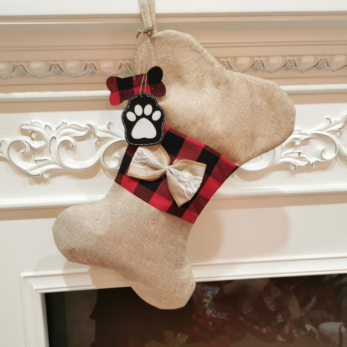Christmas Ornament Christmas Socks Gift Bag