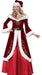 Christmas Queen Princess Dress Santa Claus dress