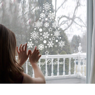 Christmas Snowflake Glass Sticker