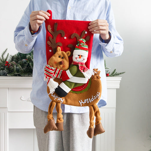Christmas Socks Gift Bag Large Three-dimensional