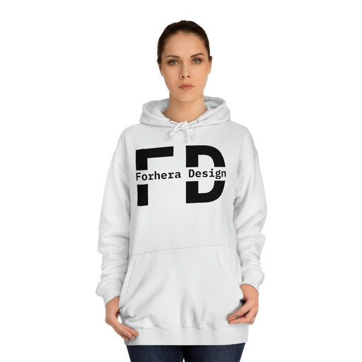 College Pullover Hooded Sweatshirt - FORHERA DESIGN