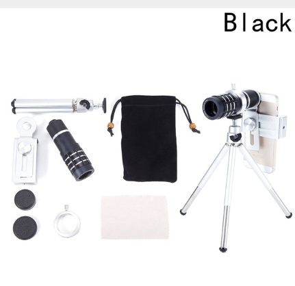 Compatible With , Manufacturers Wholesale 12 Times Mobile Phone Lens Chinese Red 12X Telescope Photography Long Focus Lens Camera Phone Accessories