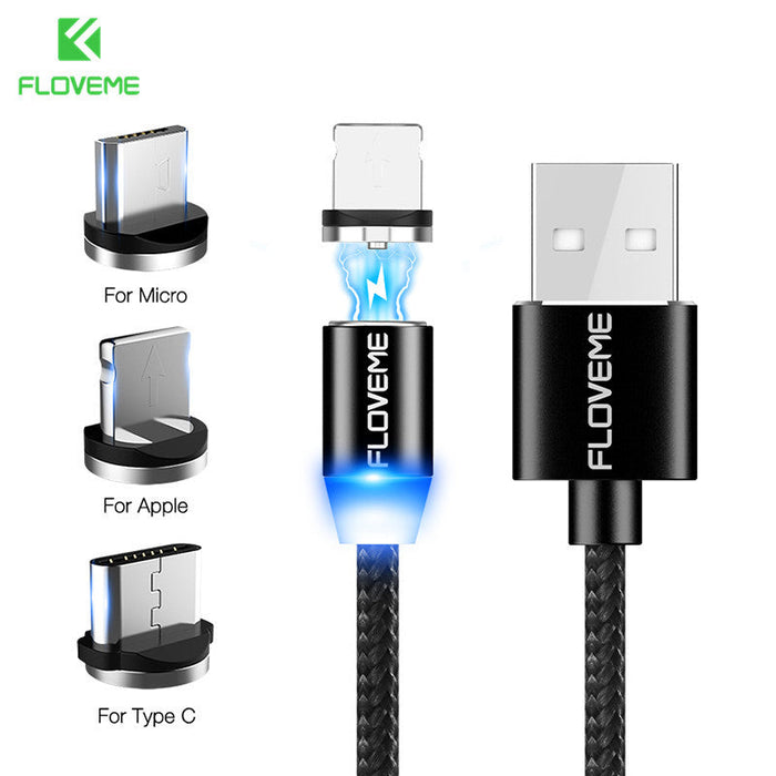 Magnetic Micro USB Cable For Android and IOS Devices