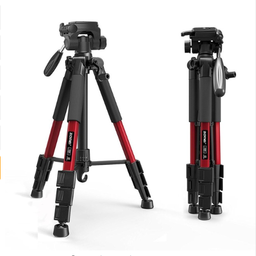 Compatible with Apple, New Zomei Tripod Z666 Professional Portable Travel Aluminum Camera Tripod Accessories Stand with Pan Head for Digital SLR Camera