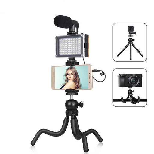 Compatible with Apple, Octopus Yripod Live Broadcast Kit With Fill Light Microphone