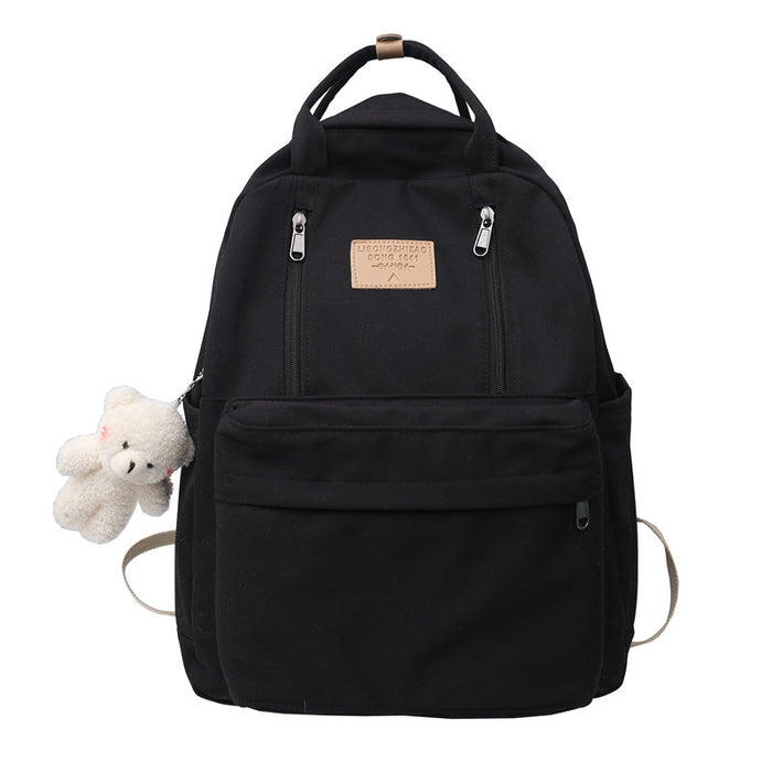 Cool Backpacks School Bag Double Zipper Tote Bags