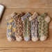 Cotton Embossed Japanese And Korean Court Style Socks