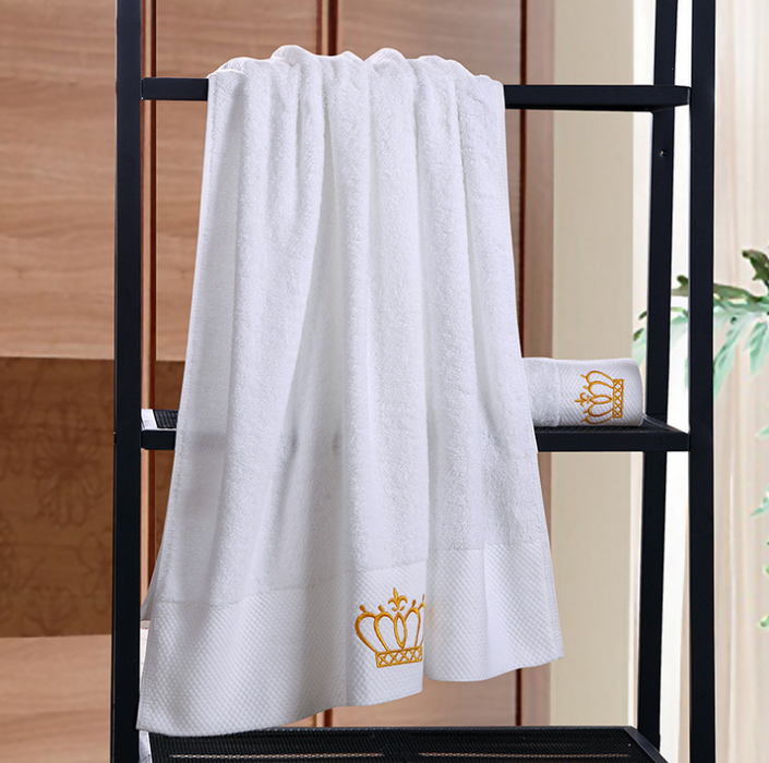 Cotton gift towel custom embroidery boutique hotel hotel sauna large bath towel