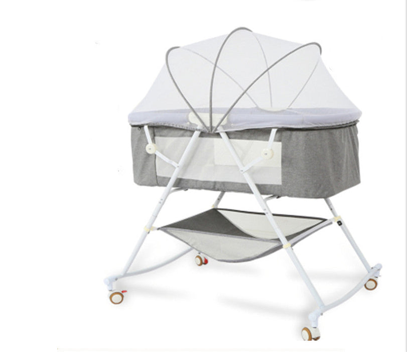 Crib newborn multifunctional comfort baby baby portable baby shaker foldable European cradle bed