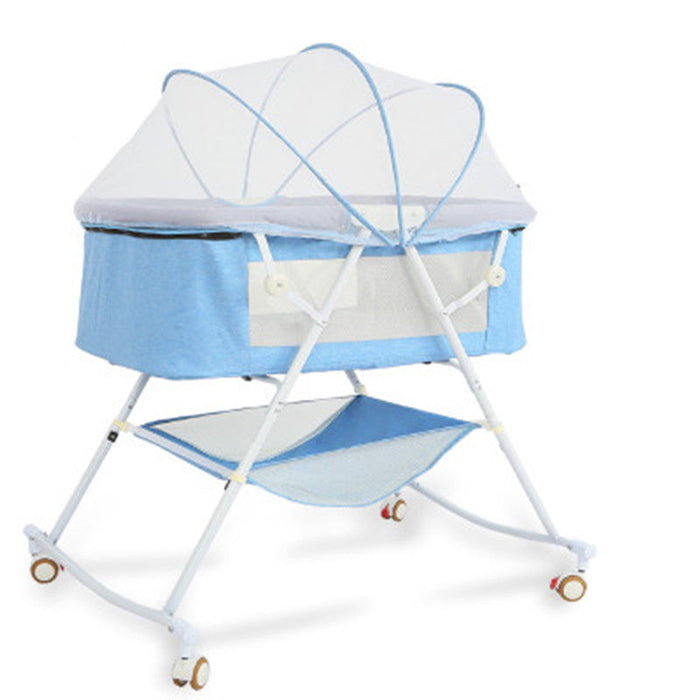 Crib newborn multifunctional comfort baby baby portable baby shaker foldable European cradle bed