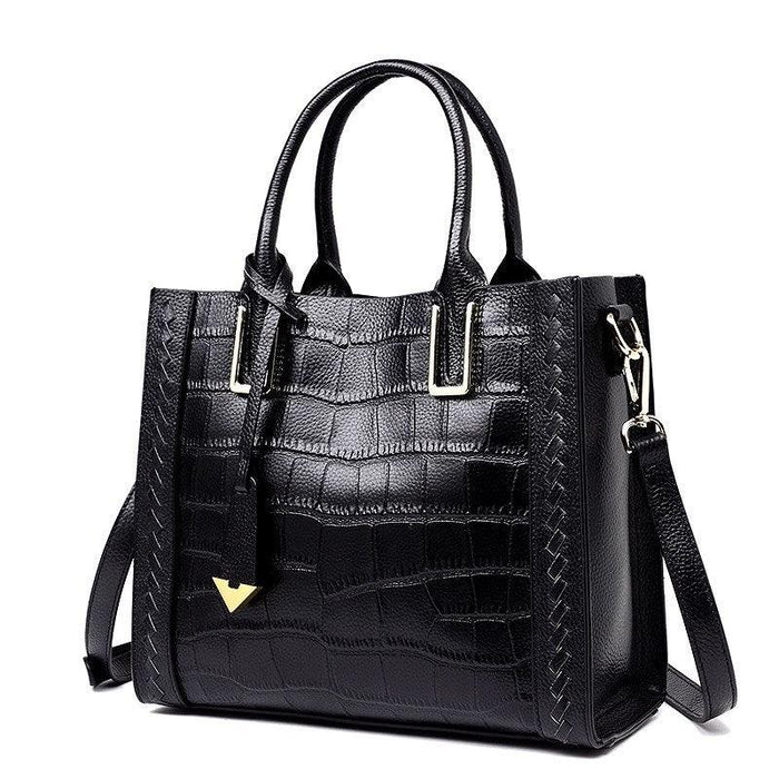 Crocodile Pattern Handbag Women Leather Handbags