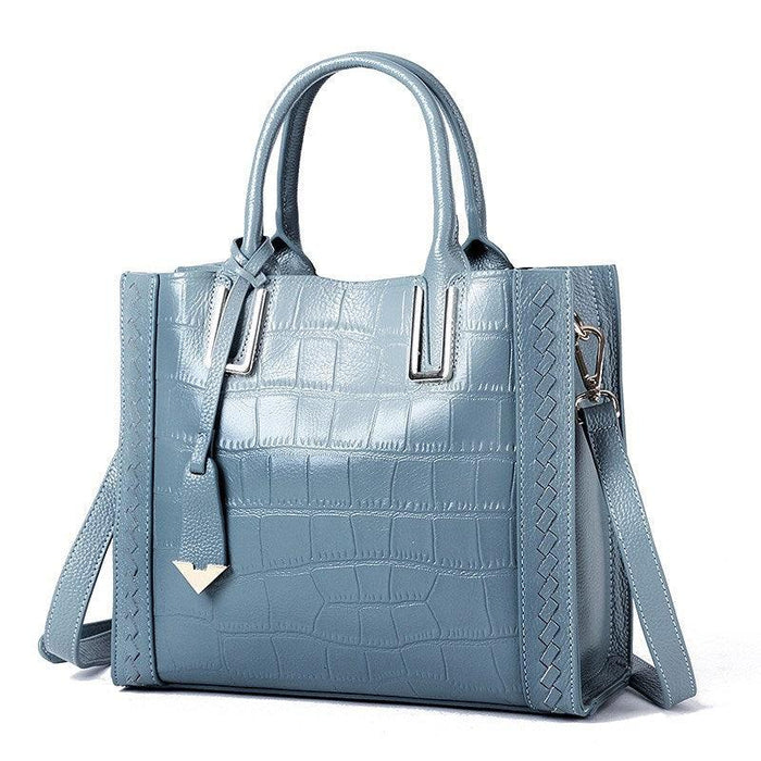 Crocodile Pattern Handbag Women Leather Handbags