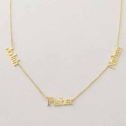 Customizable Clavicle Chain English Alphabet Necklace