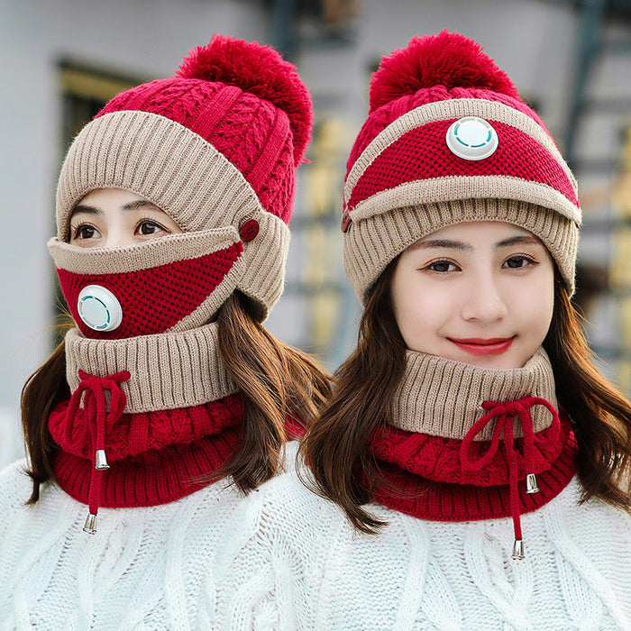 Cute and warm ladies cycling ear caps