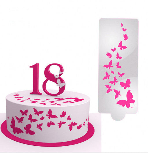 Decorating Mold Butterfly Cake Template