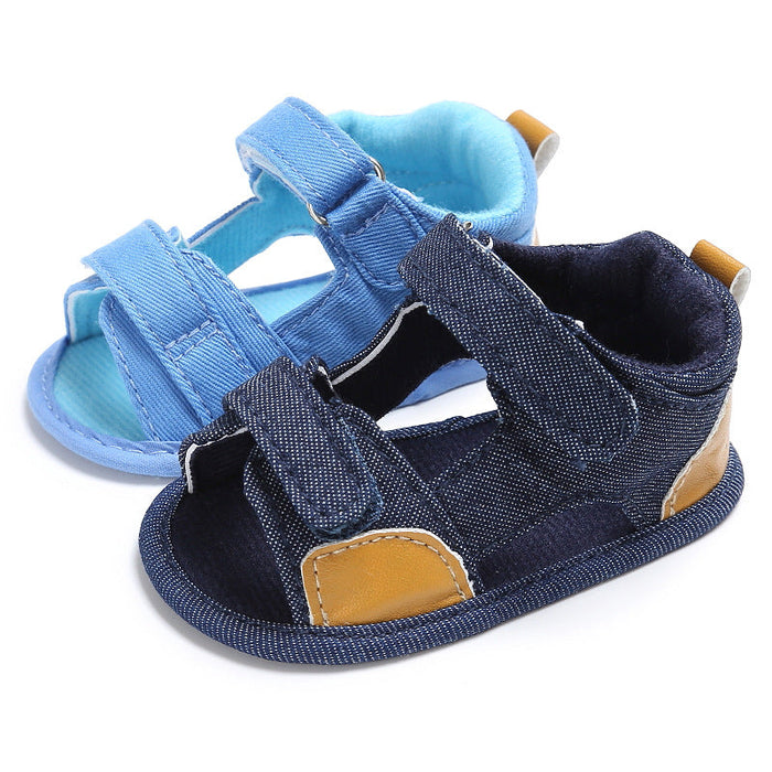 Denim baby Velcro sandals toddler shoes baby shoes