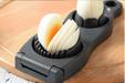 Double-head plastic two-in-one egg slicer