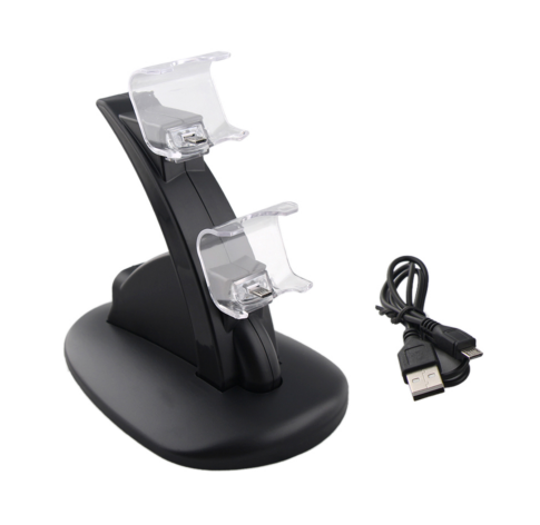 Dual USB Charge Dock Stand USB Charging Dock Station Stand With usb charging cable ForPlaystation 4 PS4 controllers