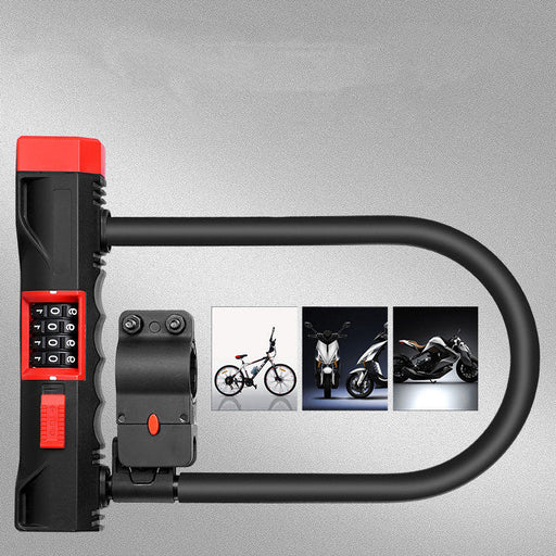 Electric bicycle lock U-shaped lock
