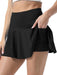 Elegant Women's Pleated Tennis High Waist Sports Skirt