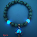 Energy Luminous Lotus Natural Stone Bracelet Yoga Healing Luminous Glow In The Dark Charm Beads Bracelet For Men Women Prayer Buddhism