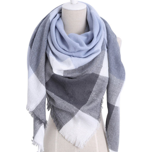 European And American Triangle Cashmere Women's Winter Scarf Shawl