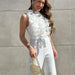 European And American Women's Layered Decorative Jumpsuit