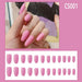 Fake Nails Wear Nails Autumn And Winter Frosted Personality Waterproof Ballet Nails