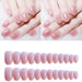 Fake nails can be taken with long and short styles