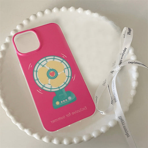 Fall Prevention Of Phone Case With Electric Fan In Summer