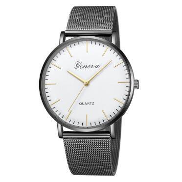 Fashion Classic Quartz Stainless Steel Wrist Watch Bracelet