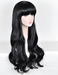 Fashion Fluffy -Long Curly Black Cos Wig