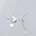Fashion Jewelry Envelop Necklace Women Lover Letter Pendant