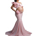 Fashion Sexy Slim Lace Strapless Sleeveless Long Dress For Pregnant Women