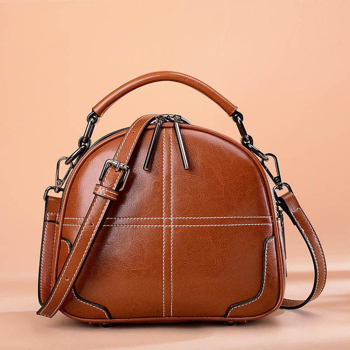 Fashion Simple Portable Leather Handbags