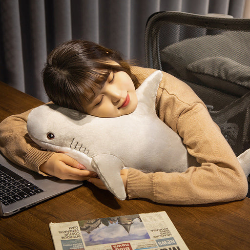 Fashion Simple Shark Throw Pillow Doll Plush Toys