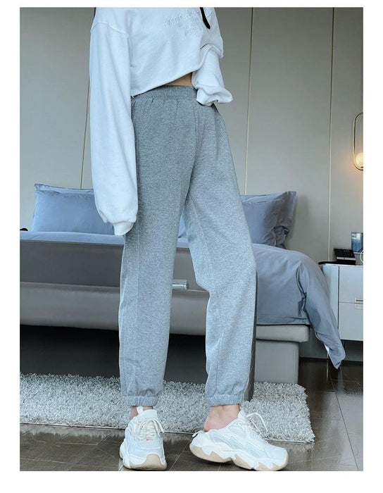 Fashion Slim Cotton Loose Casual Sports Trousers