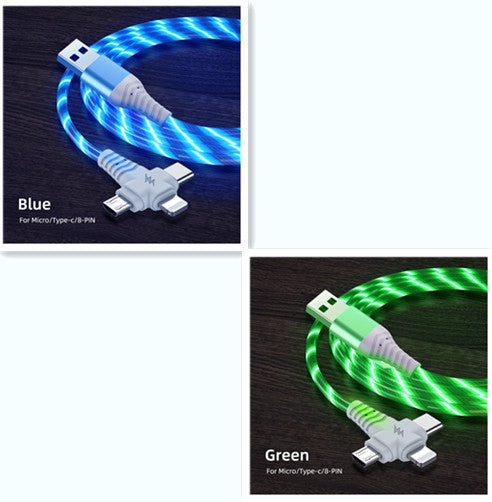 Fast charging cable aluminum alloy streamer data cable