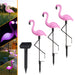Flamingo Lawn Solar Lamp, Solar Garden Light Solar Yard Lights Waterproof