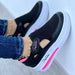 Flat Fly Knit Breathable Velcro Casual Mesh Shoes
