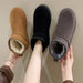 Fleece-lined Thick Snow Boots Women's Shoes Short Boots