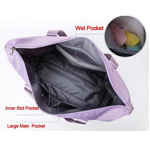 Foldable Storage Travel Bag, Waterproof, Fitness Large Bag Capacity For Gym