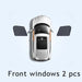 Glass Front Sunshade Privacy Car Curtain